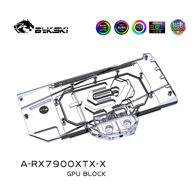 Amd Vga Rx 7900 Xtx - Водяной блок Bykski A-RX7900XTX-X для PowerColor