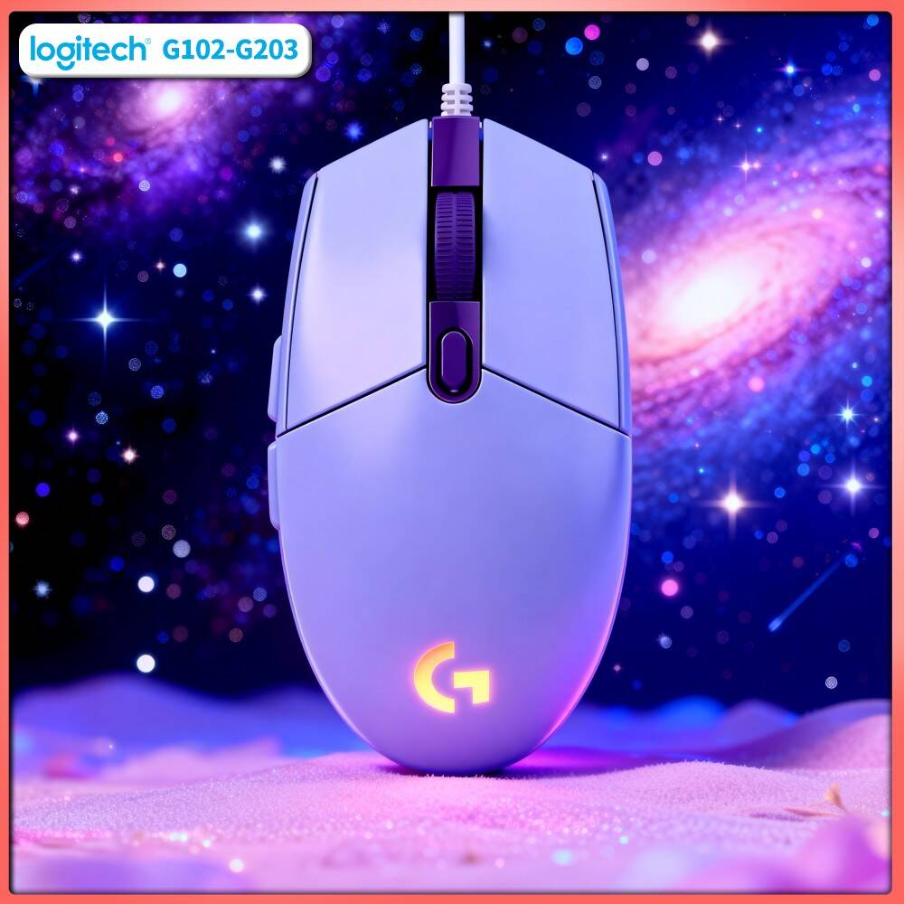 Logitech Mouse G203 - Проводная игровая мышь Logitech G203 с