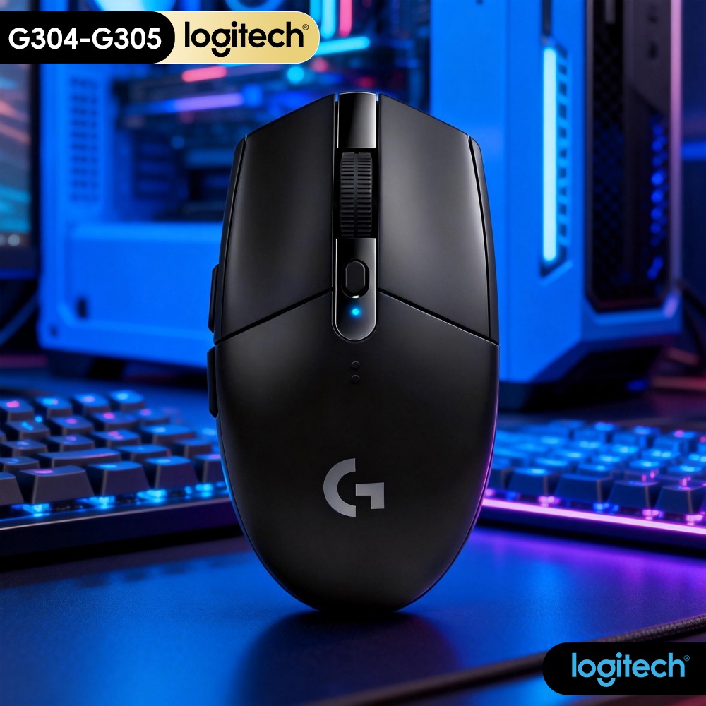Logitech Mouse G203 - Беспроводная мышь Logitech G304 с технологией