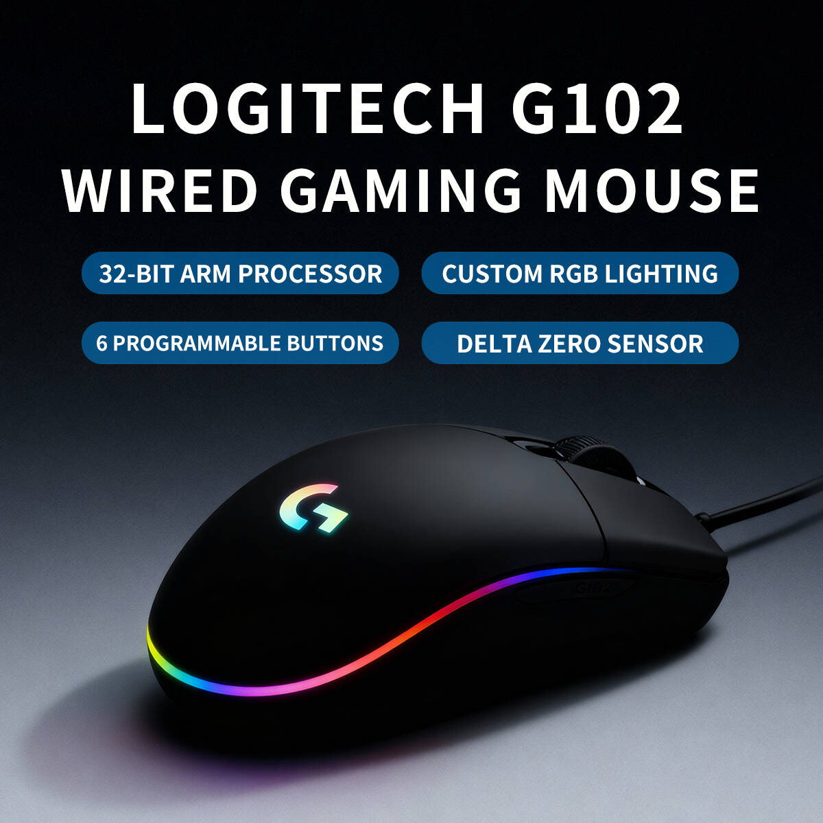 Мышь Logitech G203 G102, Light – обзор и цена Logitech Mouse G203
