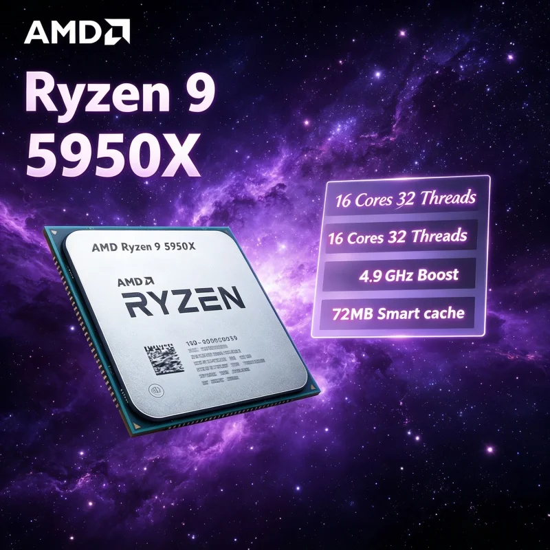 Процессор AMD Ryzen 9 5950X дл – обзор и цена Amd Cpu Ryzen 9