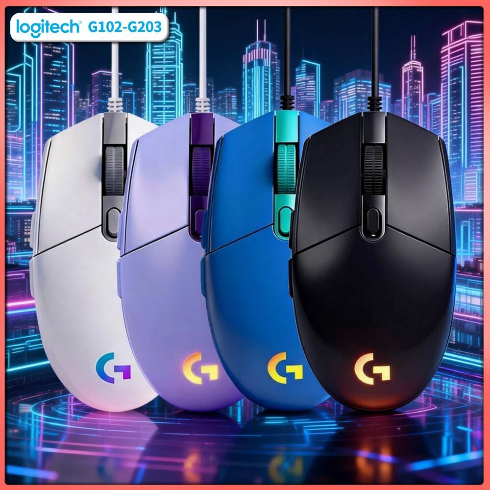Игровая проводная мышь Logitec – обзор и цена Logitech Mouse G203