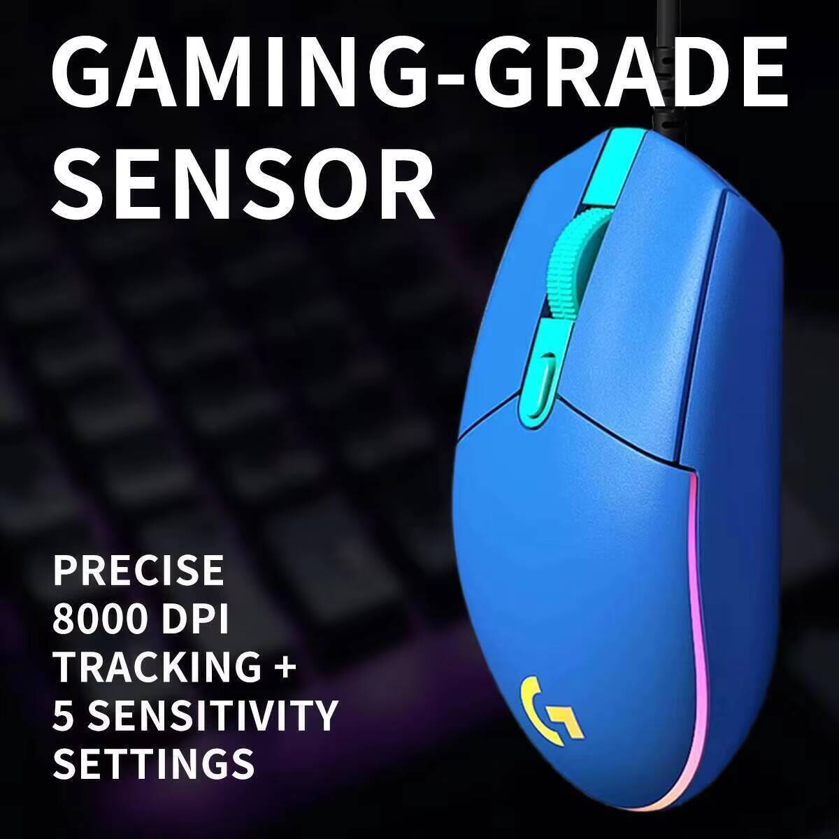 Игровая проводная мышь Logitec – обзор и цена Logitech Mouse G203
