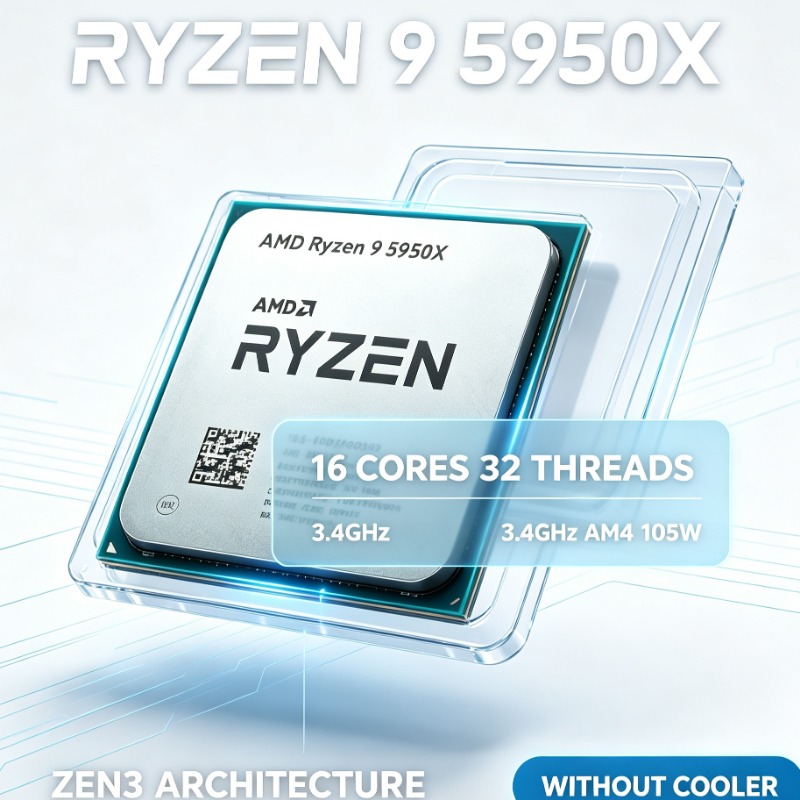Процессор AMD Ryzen 9 5950X, 1 – обзор и цена Amd Cpu Ryzen 9