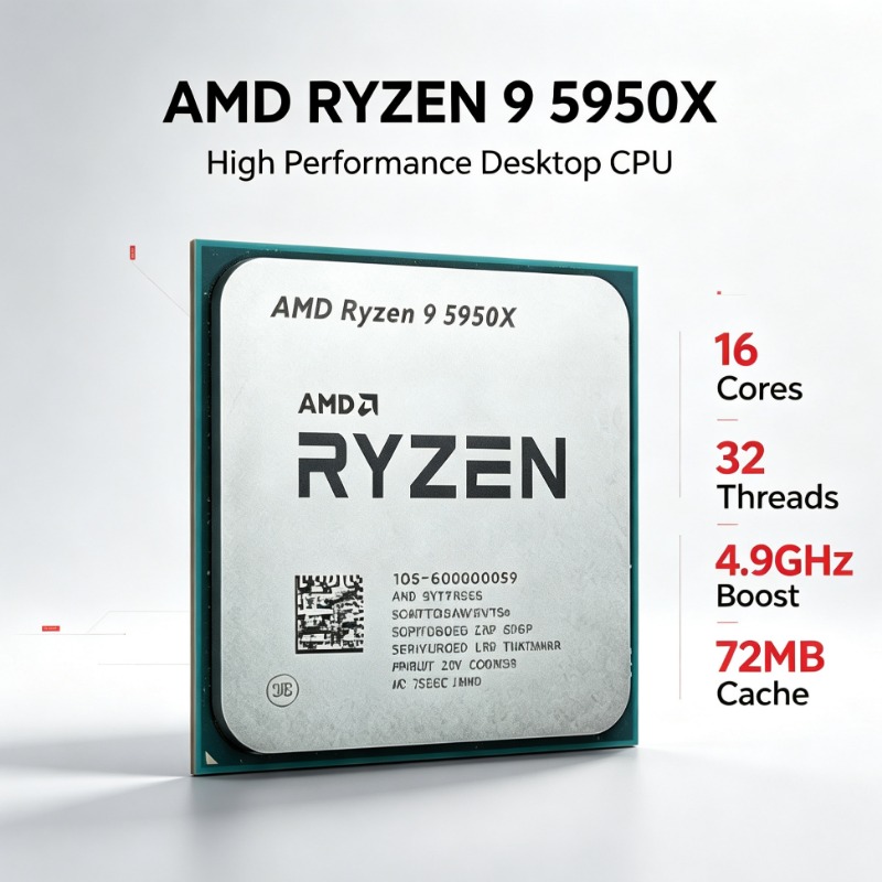 Процессор AMD Ryzen 9 5950X, 1 – обзор и цена Amd Cpu Ryzen 9