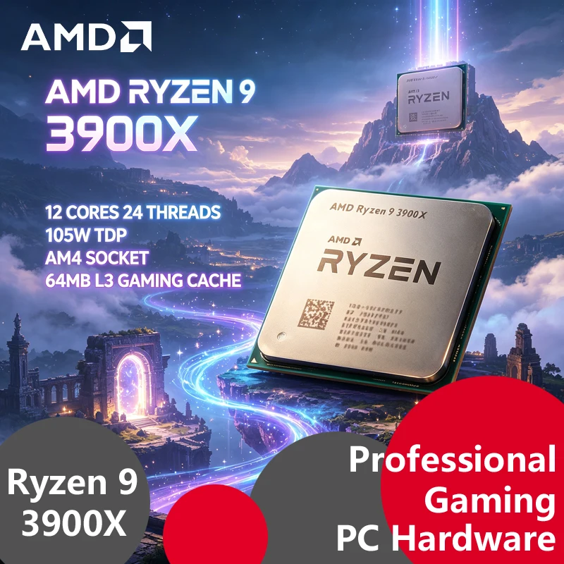 Процессор AMD Ryzen 9 3900X (T – обзор и цена Amd Cpu Ryzen 9