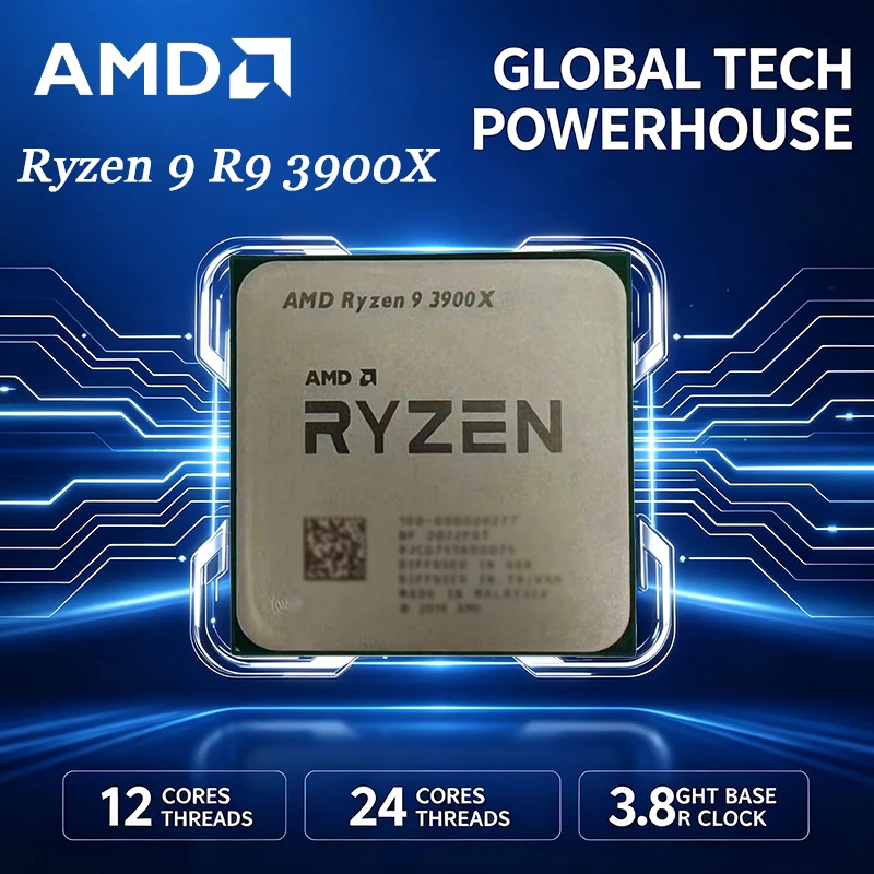 Процессор AMD Ryzen 9 3900X дл – обзор и цена Amd Cpu Ryzen 9