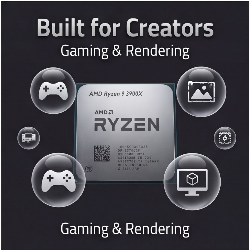 Процессор AMD Ryzen 9 3900X AM – обзор и цена Amd Cpu Ryzen 9