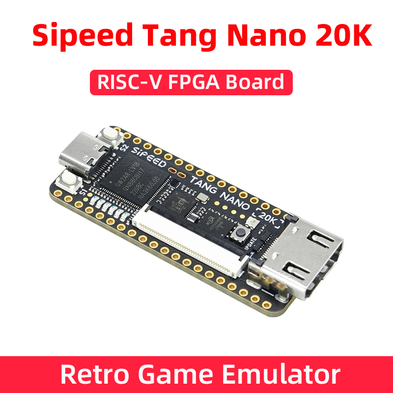 Плата разработки Sipeed Tang N – обзор и цена Retro Game Card